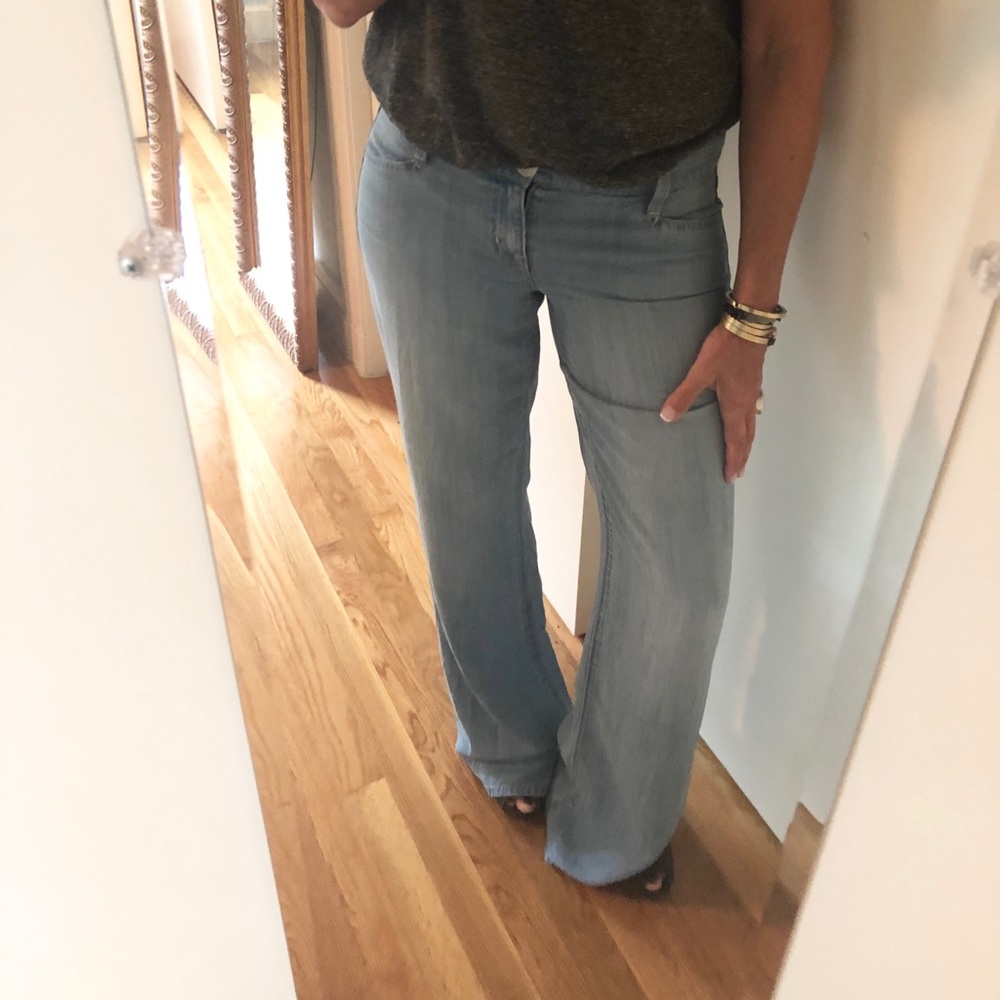 Anthropologie Level 99 Newport Wide Leg Pants